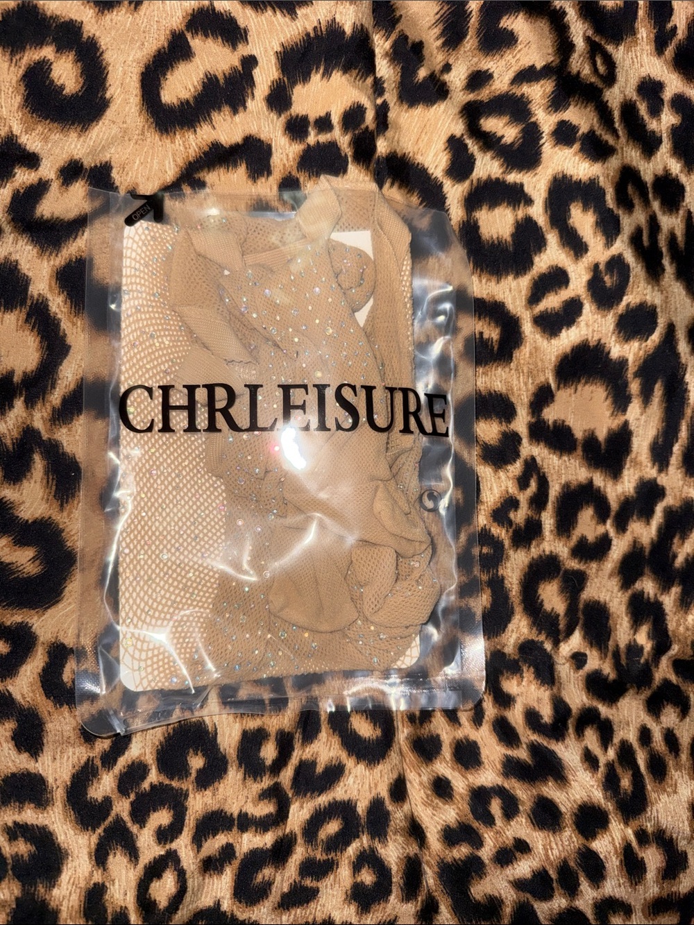 Beige Rhinestone Women's Socks - Beige
